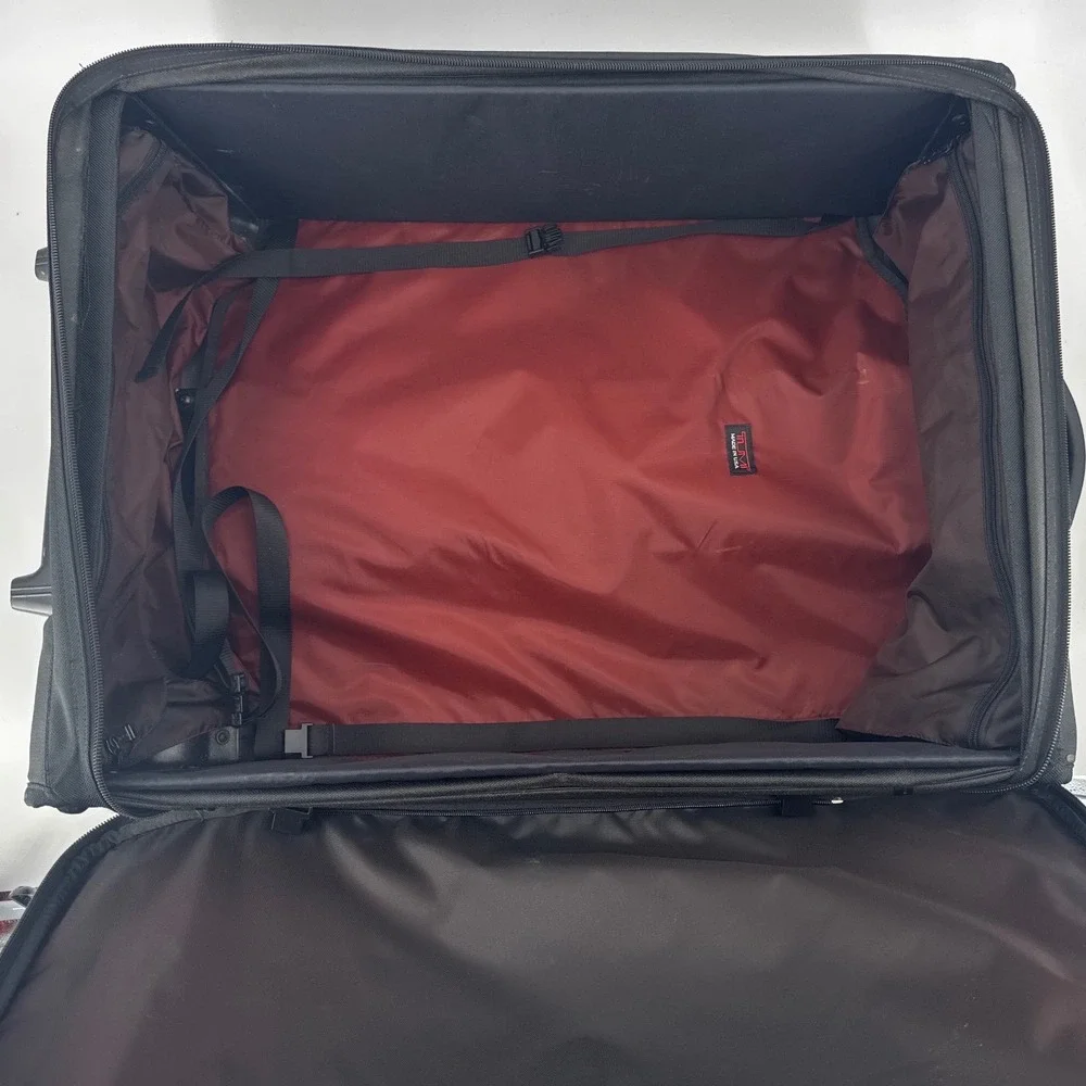 Tumi Ballistic Nylon Suitcase Luggage Black Made in USA Durable Travel 22